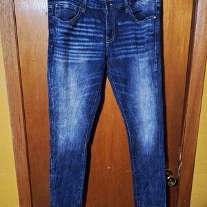 BKE Women's Blue Payton Skinny Jeans